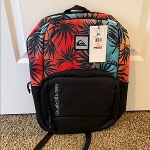 Quiksilver Tropical Red and Blue Backpack